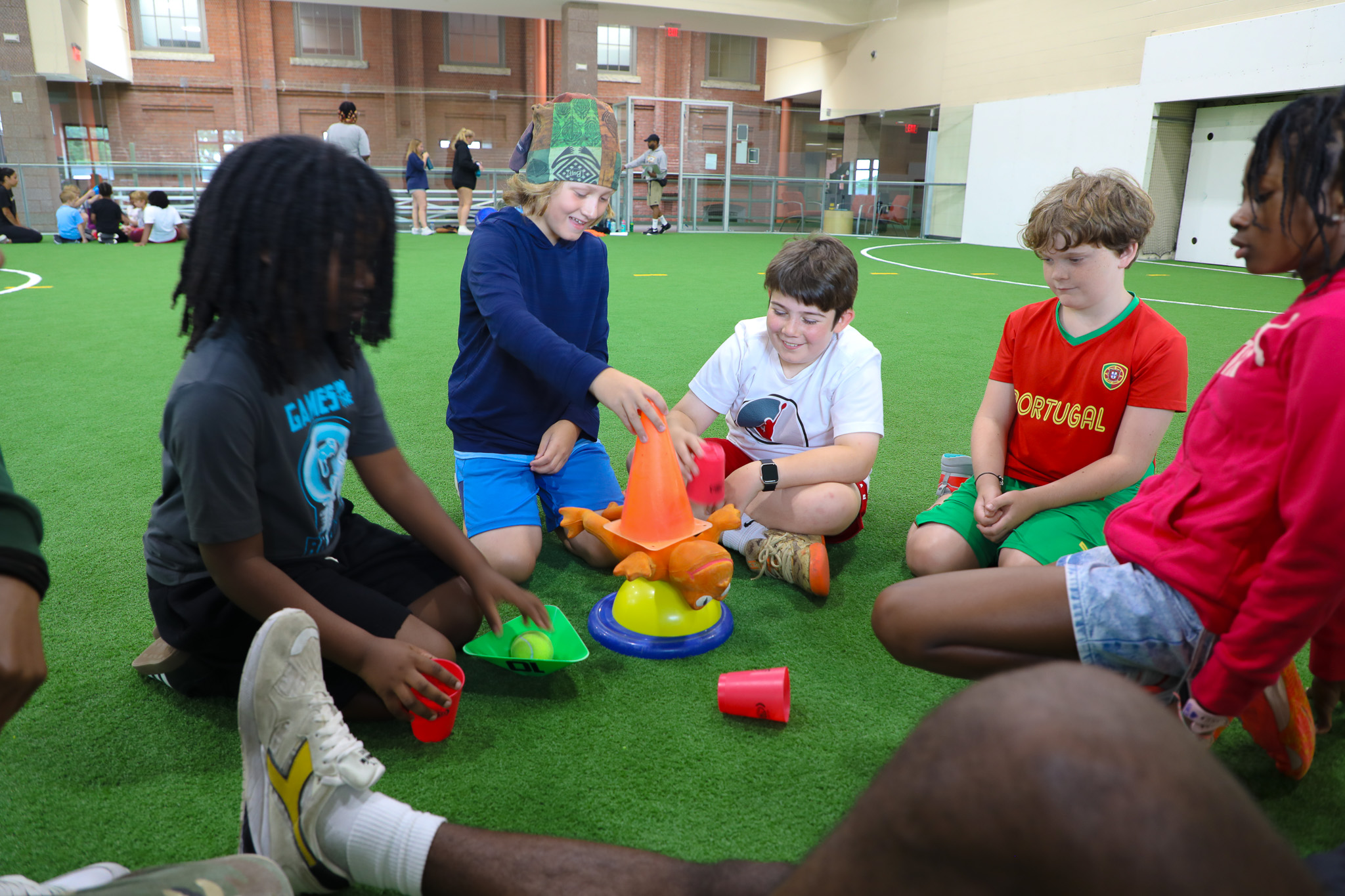 Kids playing at the Cary st Gym